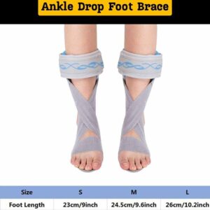 Ankle Drop Foot Brace Size