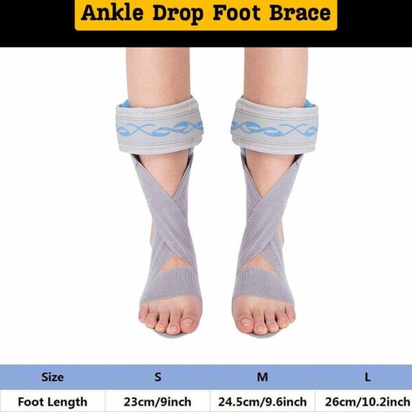 Ankle Drop Foot Brace Size