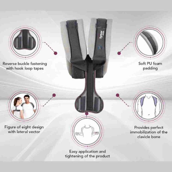 Clavicle Brace belt for posture corrector