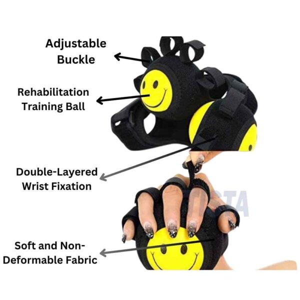 Hand Exercise Ball with Belt Detail