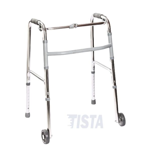 Medical Patient Walker with Wheels Main