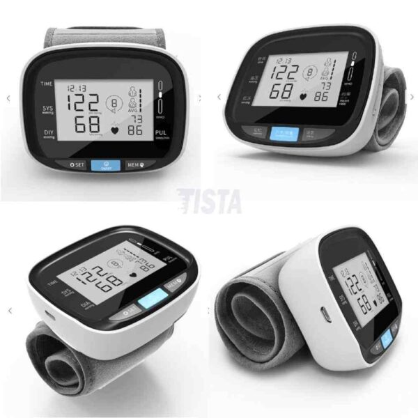 Wrist Blood Pressure Monitor All Side View