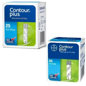 Contour Plus Test Strips (25 Strips and 50 Strips Packet)