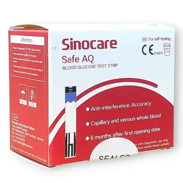 Sinocare Safe AQ Smart Test Strips Main Photo