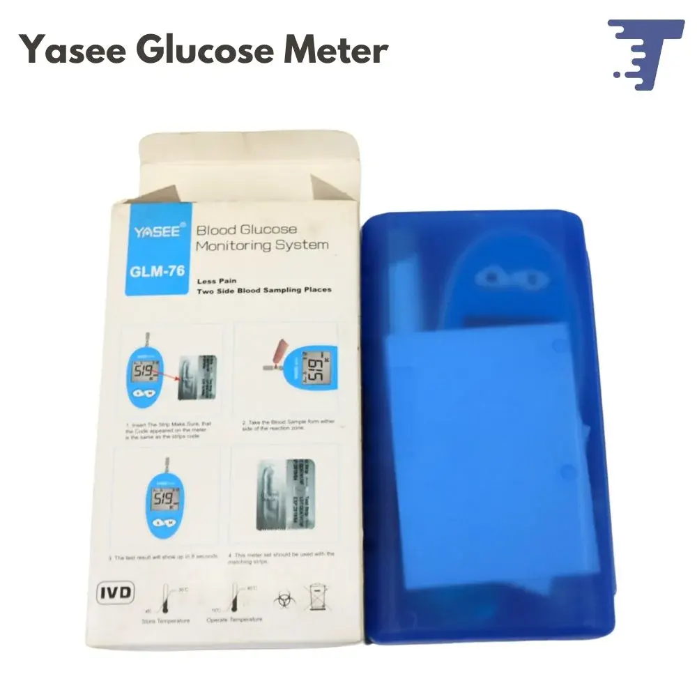 Yasee blood sugar test machine box