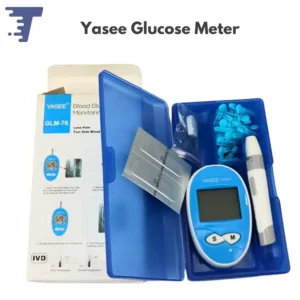 Yasee glucose meter product photo with box