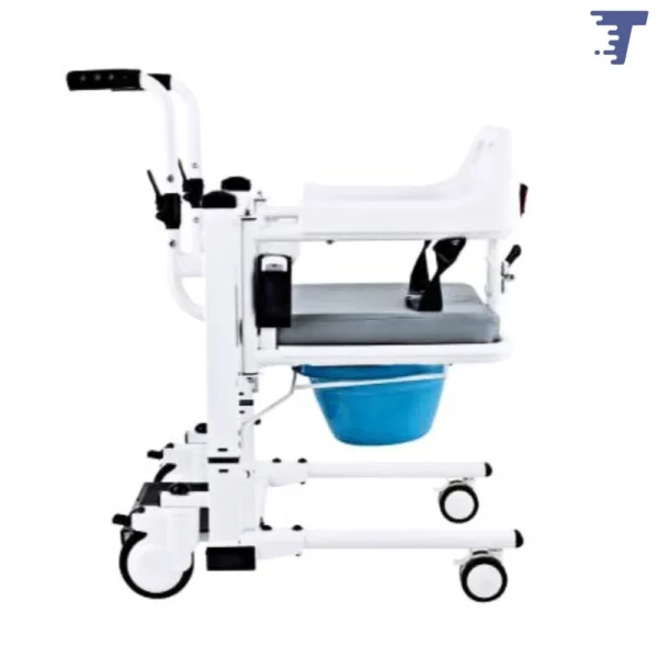 Dayang DY077601 Electric Commode Wheelchair Left Side View