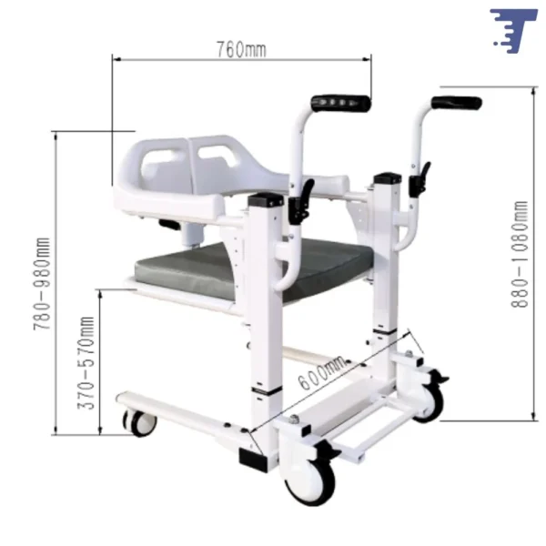 Dayang DY077601 Electric Commode Wheelchair Parameters