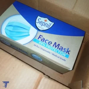 Sepnil face mask stock photos